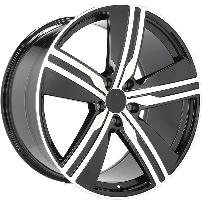 Alu kola pro Porsche I5664 11x22 5x130 ET47 66.6 Black Polished | Wheelsup.cz