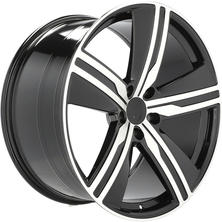 Alu kola pro Porsche I5664 11x22 5x130 ET47 66.6 Black Polished | Wheelsup.cz