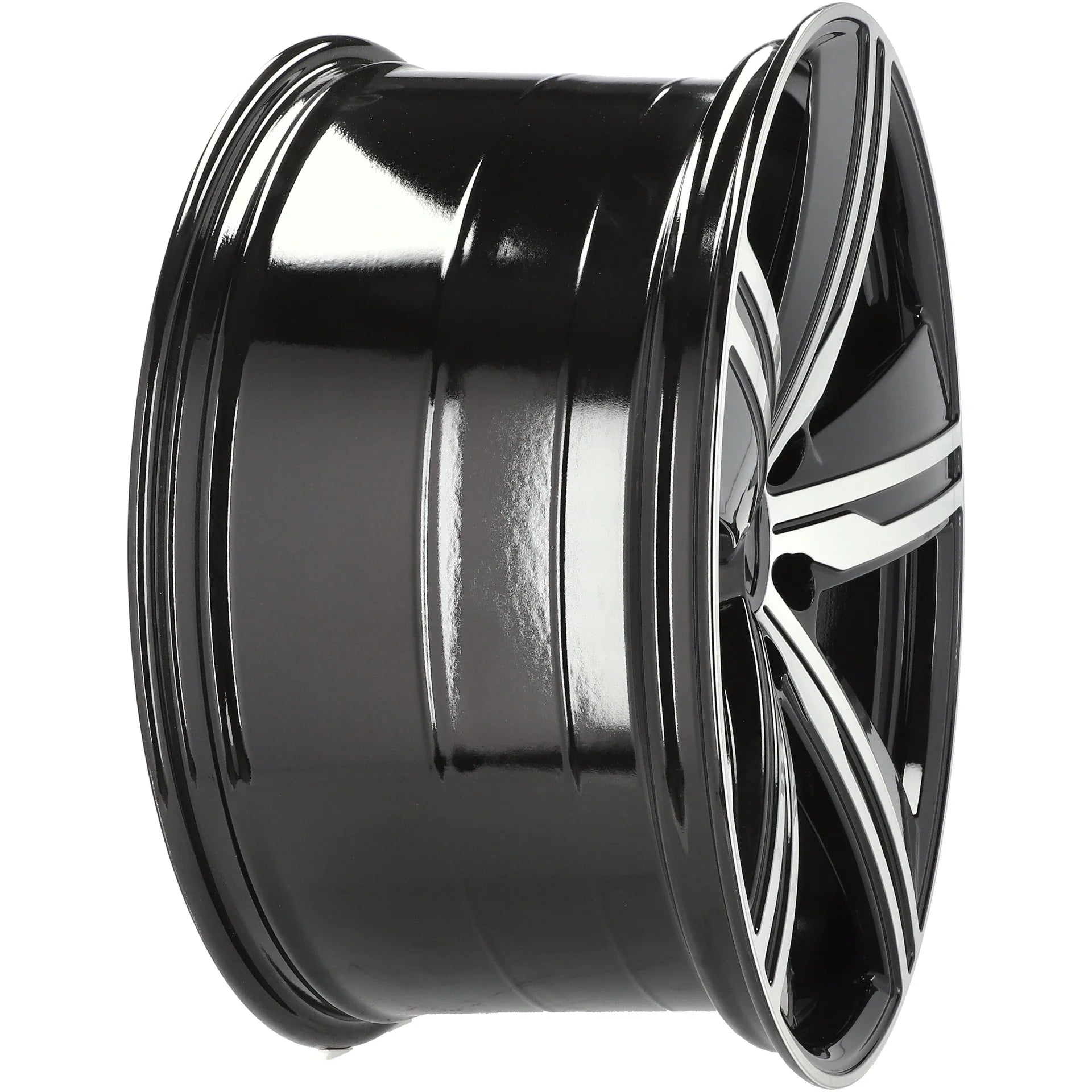 Alu kola pro Porsche I5664 11x22 5x130 ET47 66.6 Black Polished