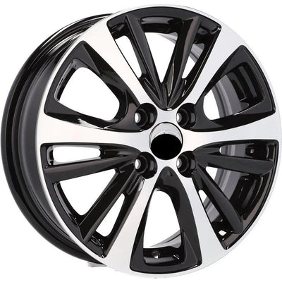 Alu kola pro Toyota I6072 5.5x15 4x100 ET44 54.1 Black Polished | Wheelsup.cz