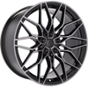 Cerchi in lega per BMW IN292 8x18 5x120 ET34 72.6 Nero