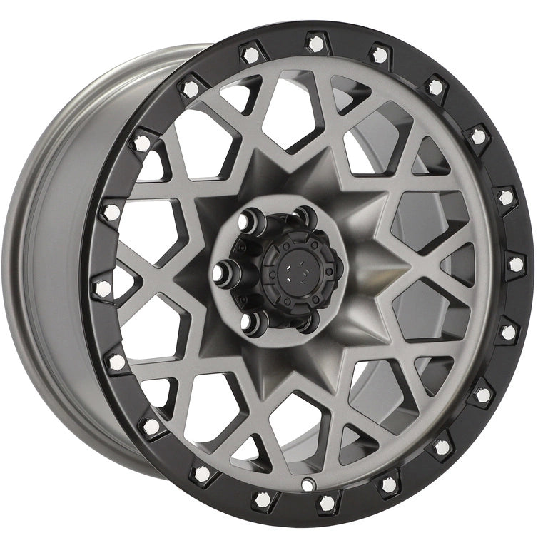 Alu kola pro Offroad JT245 9x17 6x114.3 ET0 66.1 Grey Polished Matt | Wheelsup.cz