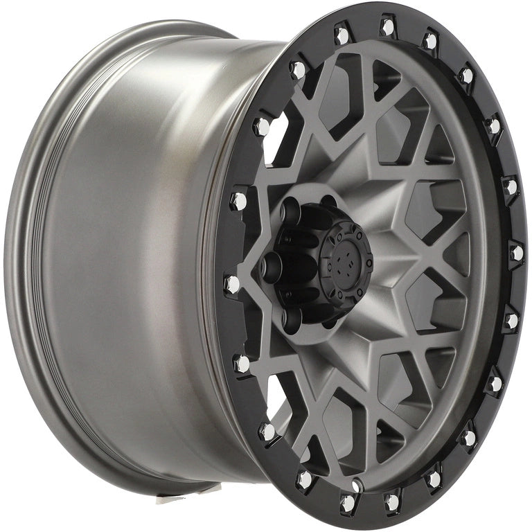 Alu kola pro Offroad JT245 9x17 6x114.3 ET0 66.1 Grey Polished Matt | Wheelsup.cz