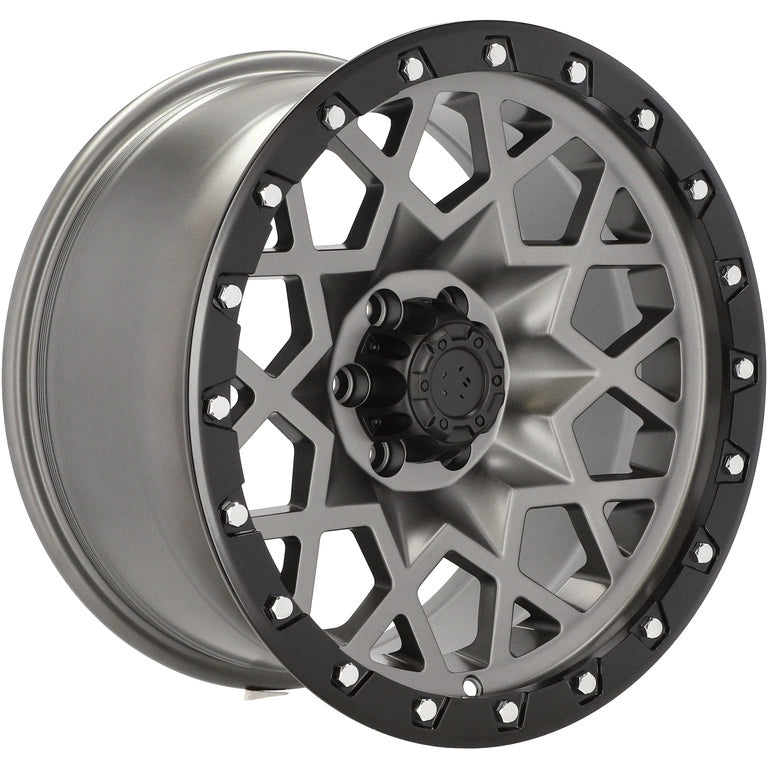 Alu kola pro Offroad JT245 9x17 6x114.3 ET0 66.1 Grey Polished Matt | Wheelsup.cz