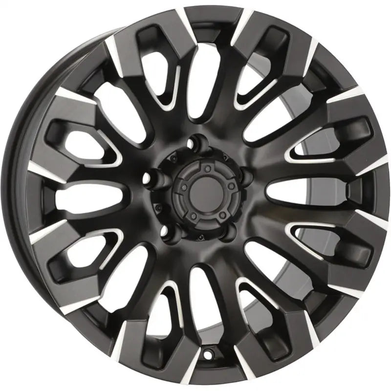 Alu kola pro Offroad JT255 9x17 5x127 ET-10 71.6 Black Polished