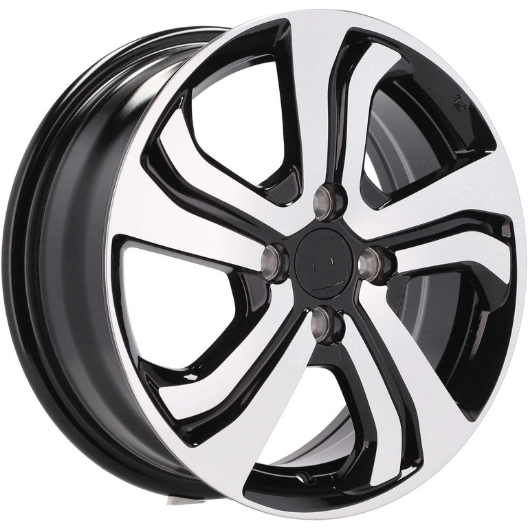 Alu kola pro Honda L1236 6x15 4x100 ET53 56.1 Black Polished | Wheelsup.cz