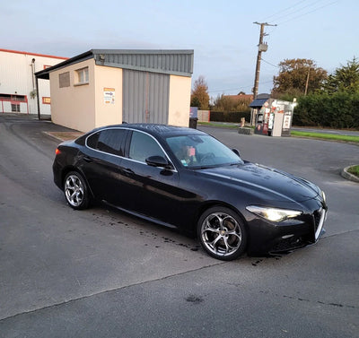 Alu kola pro Alfa Romeo L1664 8x18 5x110 ET33 65.1 Hyper Black | Wheelsup.cz