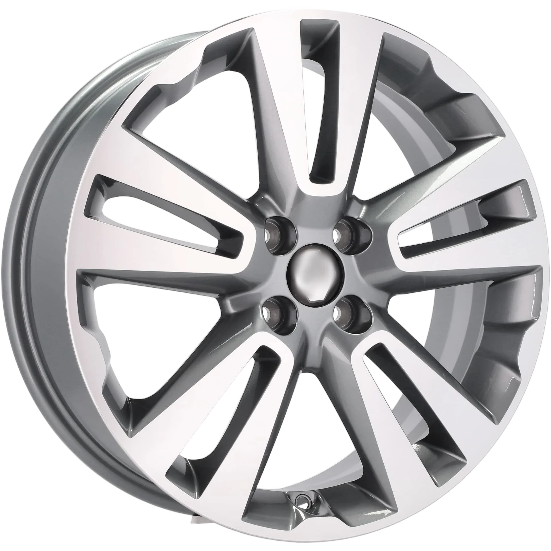 Alu kola Racing Line L2093 6.5x17 4x100 ET43 60.1 Grey Polished | Wheelsup.cz