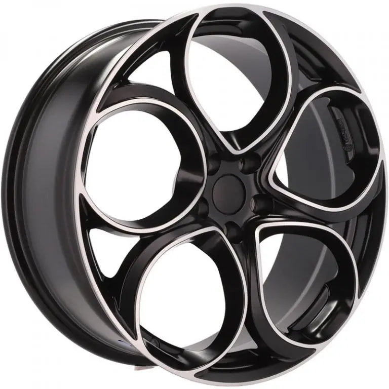 Alu kola pro Alfa Romeo L2387 8x19 5x110 ET34 65.1 Black Polished Half Matt | Wheelsup.cz