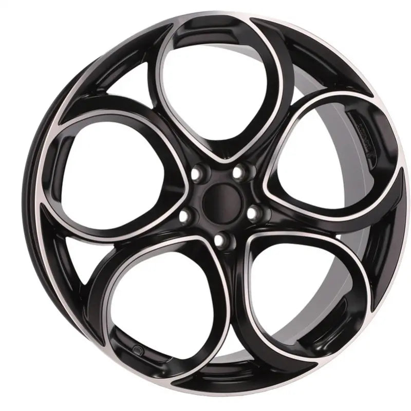 Alu kola pro Alfa Romeo L2387 8x19 5x110 ET34 65.1 Black Polished Half Matt | Wheelsup.cz