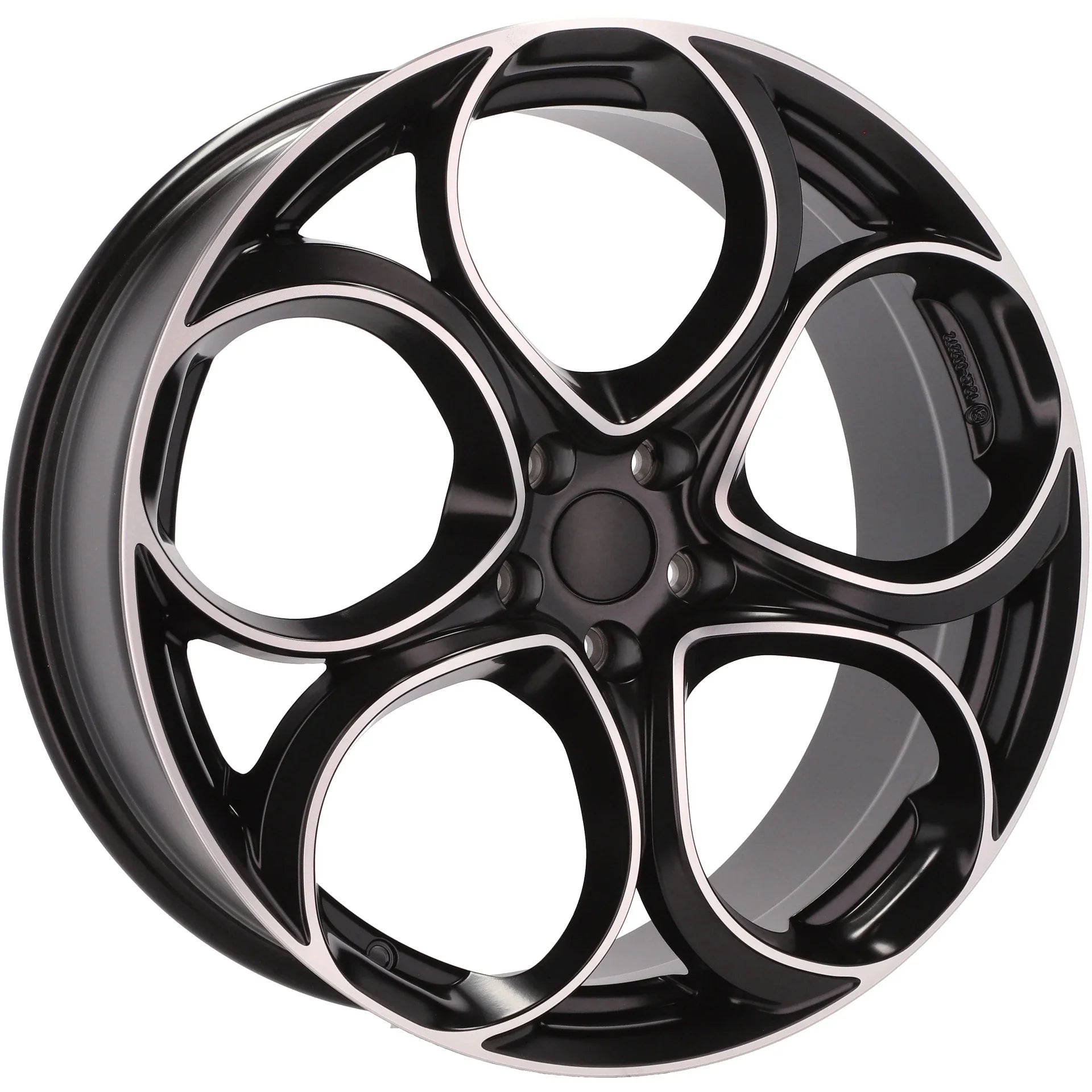 Alu kola pro Alfa Romeo L2387 8x19 5x110 ET37 65.1 Black Polished Half Matt | Wheelsup.cz