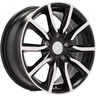 Alu kola Racing Line LU263 6.5x15 5x114.3 ET40 67.1 Black Polished Half Matt | Wheelsup.cz