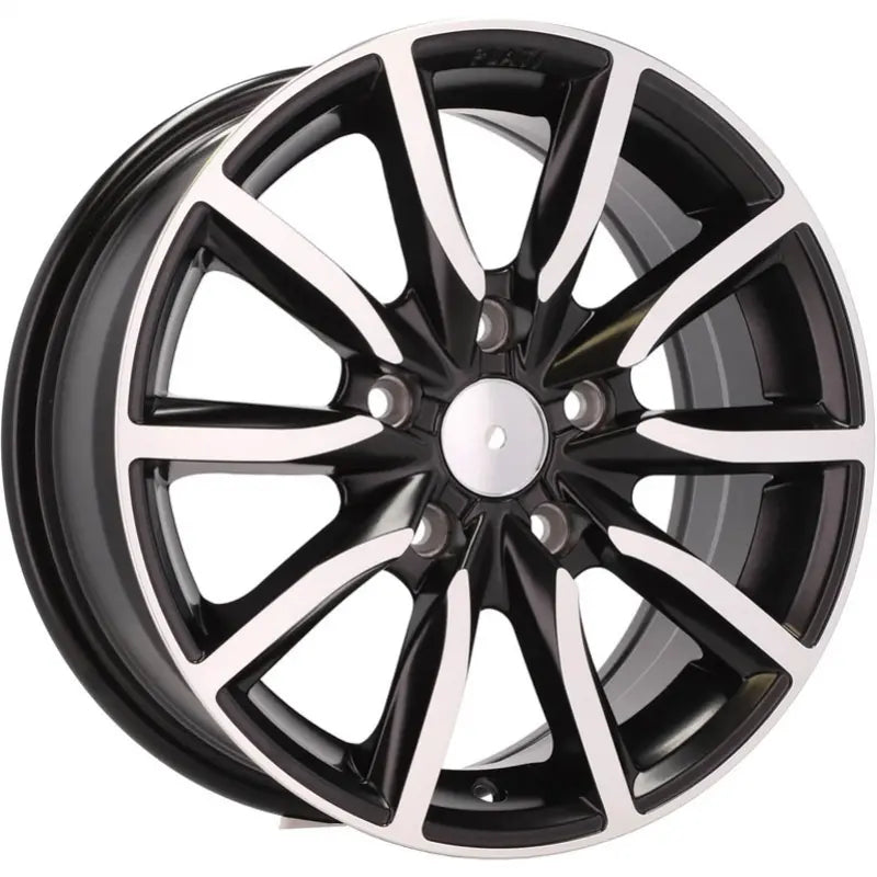 Alu kola Racing Line LU263 6.5x15 5x114.3 ET40 67.1 Black Polished Half Matt | Wheelsup.cz