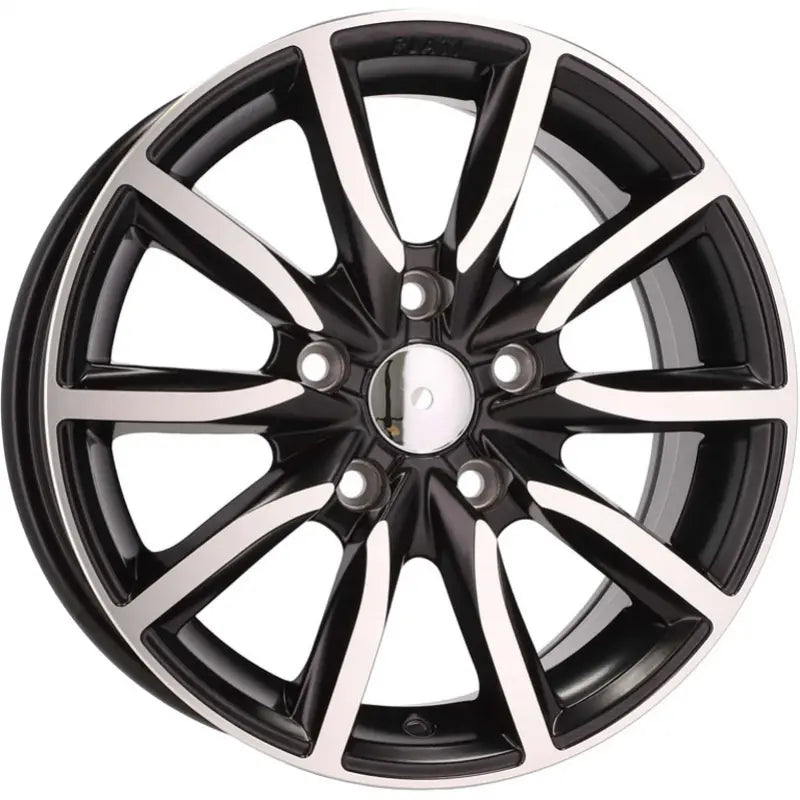 Alu kola Racing Line LU263 6.5x15 5x114.3 ET40 67.1 Black Polished Half Matt | Wheelsup.cz