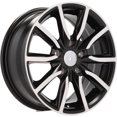 Alu kola Racing Line LU263 6.5x15 5x114.3 ET40 67.1 Black Polished Half Matt | Wheelsup.cz