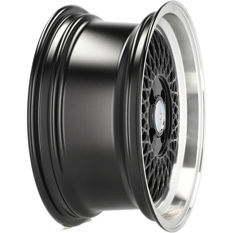 Alu kola Racing Line LU483 7x15 4x100 ET25 73.1 Black & Polished Lip | Wheelsup.cz