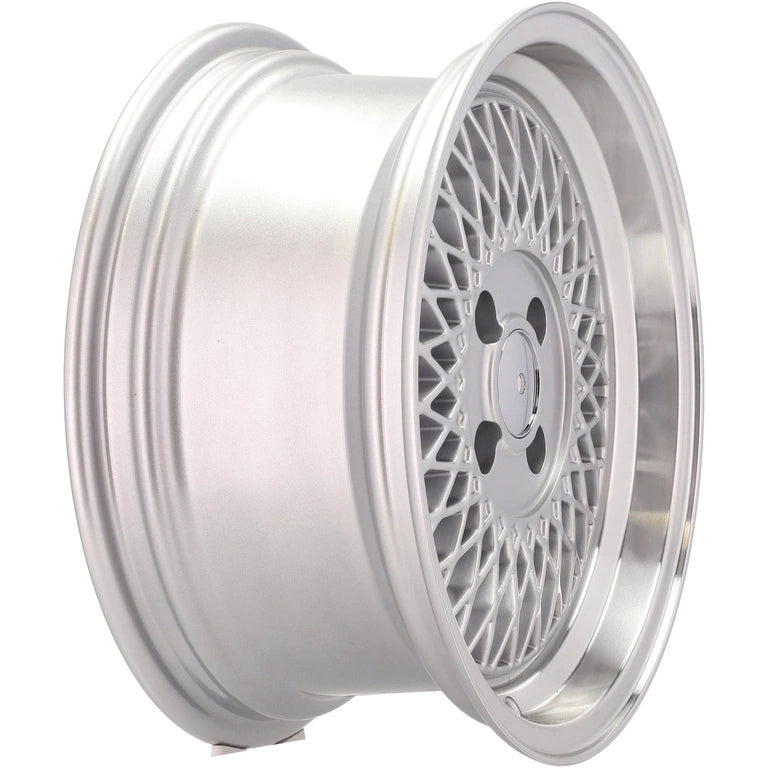 Alu kola Racing Line LU483 7x15 4x100 ET25 73.1 Silver & Polished Lip | Wheelsup.cz