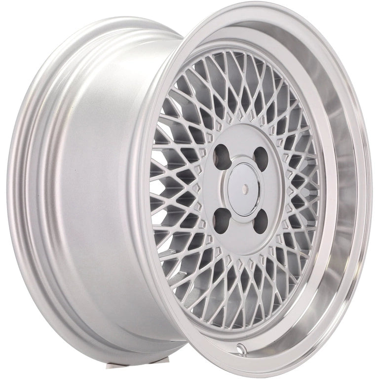 Alu kola Racing Line LU483 8x15 4x100 ET20 73.1 Silver & Polished Lip | Wheelsup.cz