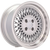 Alu kola Racing Line LU483 7x15 4x100 ET25 73.1 Silver & Polished Lip