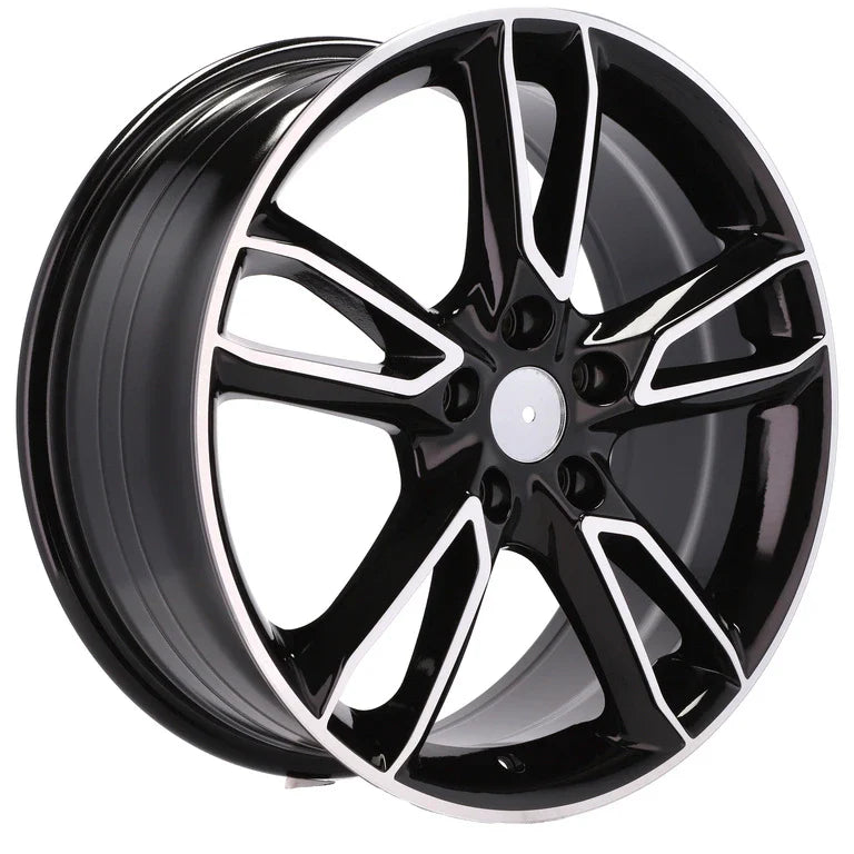 Alu kola pro Mazda M502 7.5x18 5x114.3 ET48 67.1 Black Polished | Wheelsup.cz