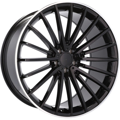 Alu kola pro Mercedes MR532 10x21 5x112 ET40 66.6 Black & Polished Lip | Wheelsup.cz