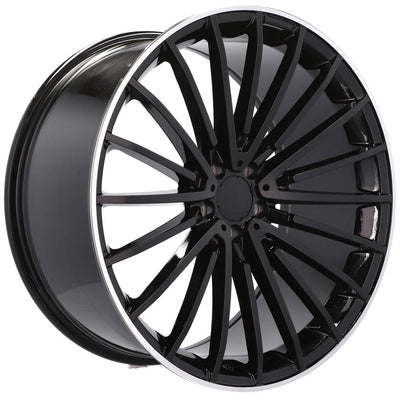 Alu kola pro Mercedes MR532 10x21 5x112 ET40 66.6 Black & Polished Lip | Wheelsup.cz