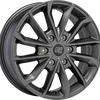 Alu disky MSW 42 VAN 7.5x19 6x120 ET52.5 74.6 Sivá