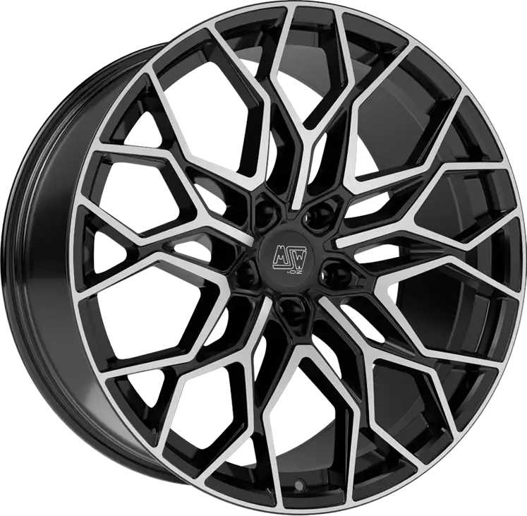 Alu kola MSW 51 11.5x21 5x112 ET38 Gloss Black Full Polished
