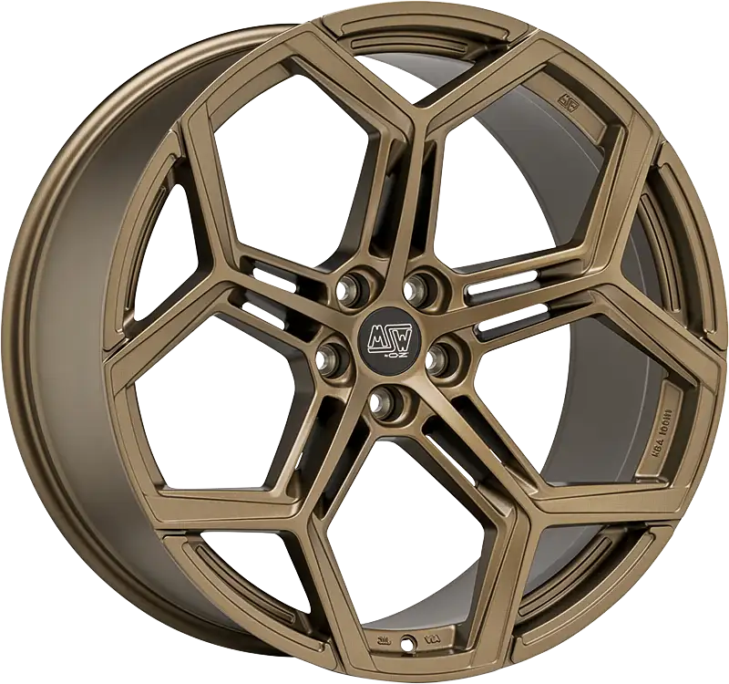 Alu kola MSW 53 10.5x21 5x112 ET19 Rally Bronze