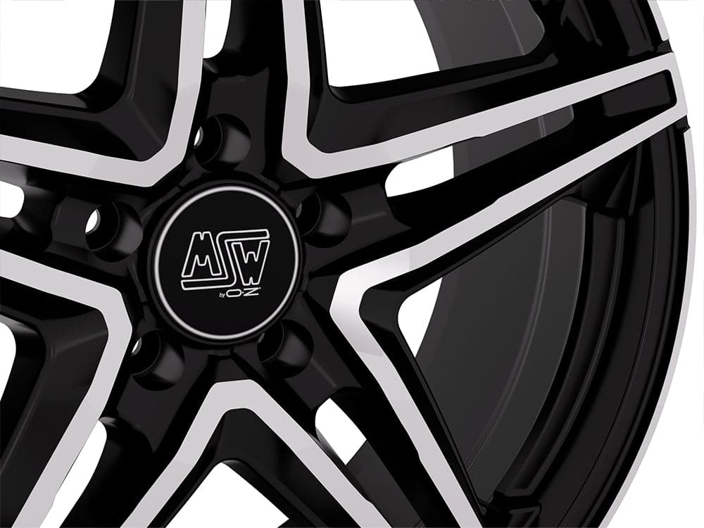 Alu kola MSW 31 7.5x18 5x112 ET40 Gloss Black Full Polished