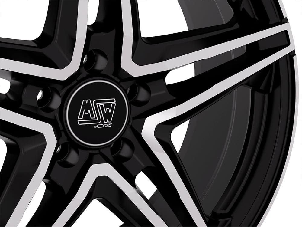 Alu kola MSW 31 7.5x19 5x112 ET48 Gloss Black Full Polished | Wheelsup.cz