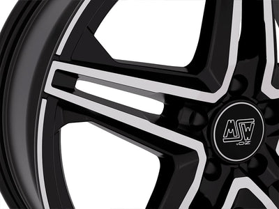 Alu kola MSW 31 7.5x18 5x112 ET48 Gloss Black Full Polished | Wheelsup.cz