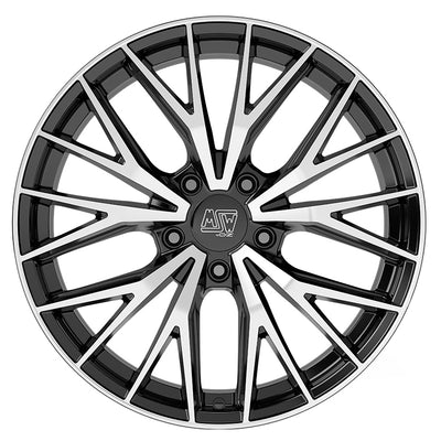 Alu kola MSW 44 9x20 5x130 ET50 Gloss Black Full Polished | Wheelsup.cz