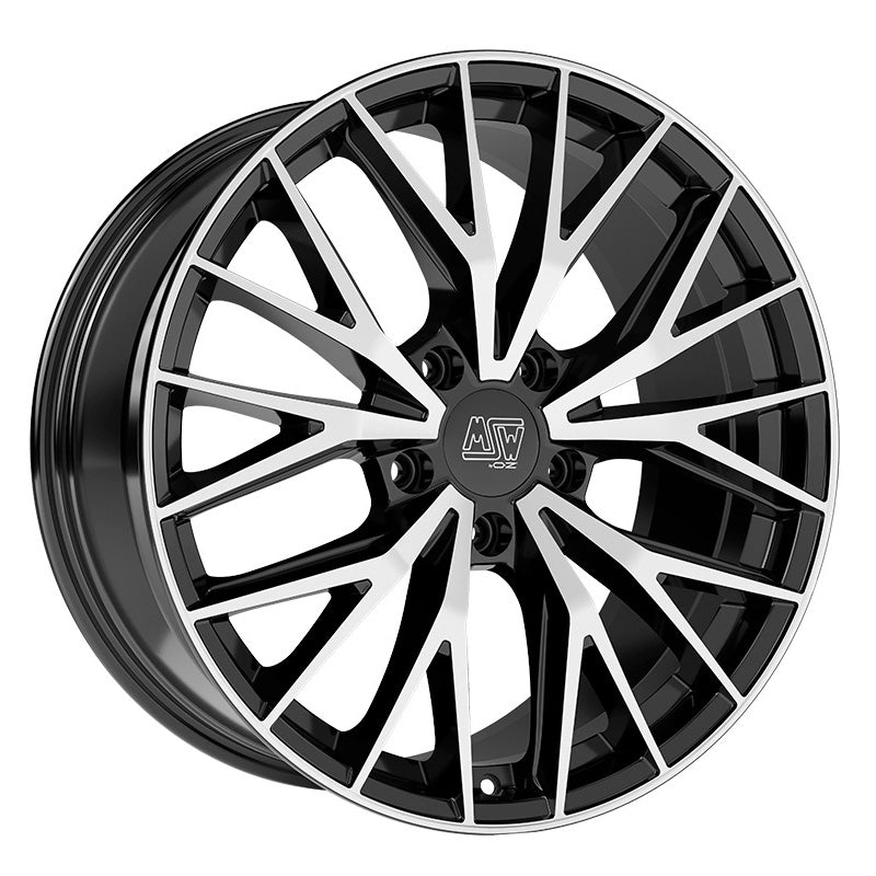 Alu kola MSW 44 7.5x20 5x130 ET32 Gloss Black Full Polished