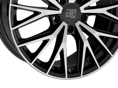 Alu kola MSW 44 9x20 5x130 ET50 Gloss Black Full Polished | Wheelsup.cz