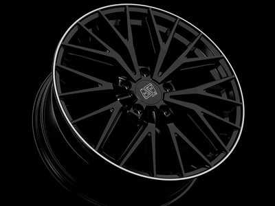 Alu kola MSW 44 9x20 5x130 ET50 Gloss Black+Diamond Lip | Wheelsup.cz