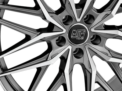 Alu kola MSW 50 10x22 5x130 ET48 Matt Gun Metal Full Polished (Mgmfp)-Alu kola-WheelsUp