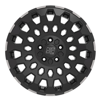 Alu kola MSW 99 VAN 6.5x16 5x118 ET55 Matt Black Lip Polished | Wheelsup.cz