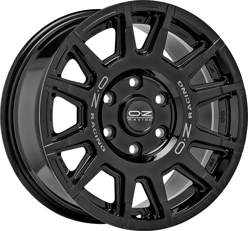 Alu kola OZ RALLY LEGEND 8x17 5x120 ET35 Gloss Black + Dark Lettering