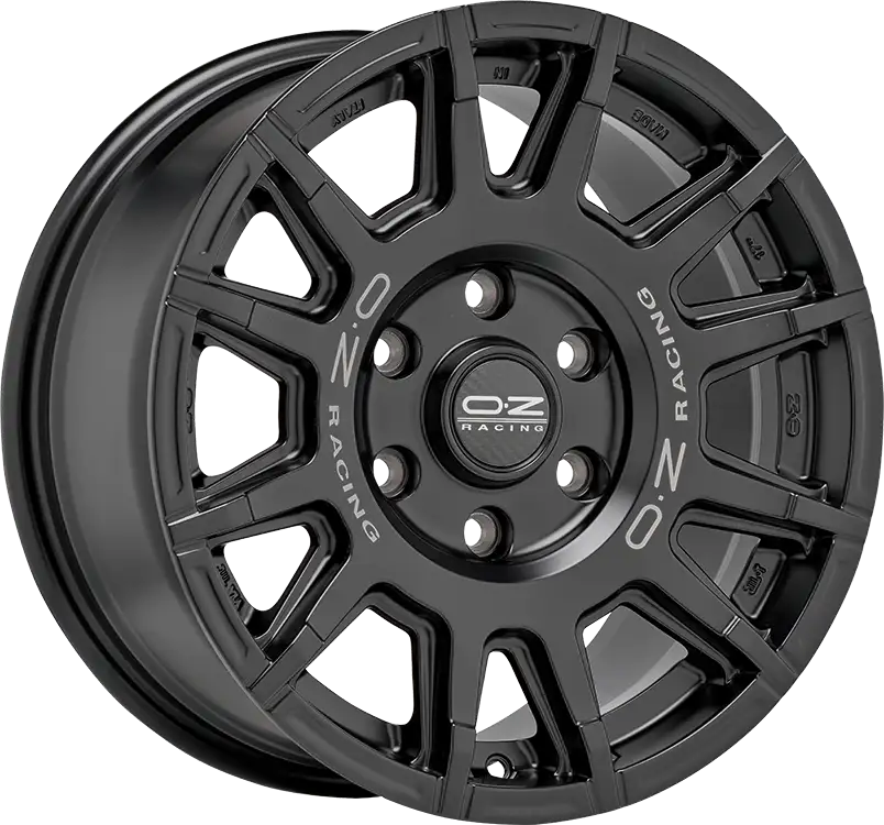 Alu kola OZ RALLY LEGEND 9x20 6x132 ET45 Matt Black + Dark Lettering