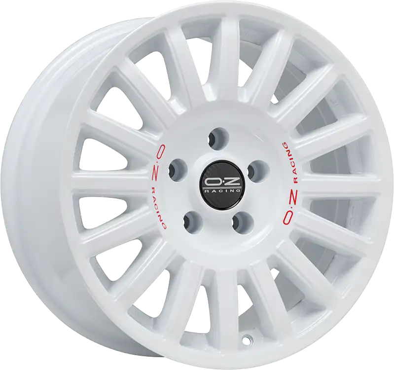 Alu kola OZ RALLY RAID 8.5x18 5x130 ET32 Race White Red Lettering