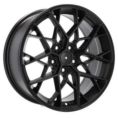 Alu kola Racing Line Q1131 8x18 5x100 ET35 57.1 Black Half Matt | Wheelsup.cz