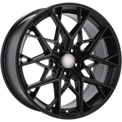 Alu kola Racing Line Q1131 8x18 5x100 ET35 57.1 Black Half Matt | Wheelsup.cz