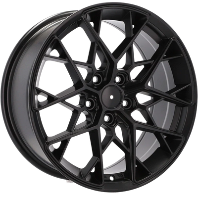Alu kola Racing Line Q1131 8x18 5x100 ET35 57.1 Black Half Matt | Wheelsup.cz