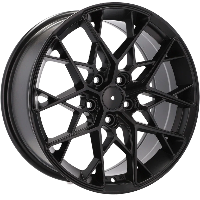 Alu kola Racing Line Q1131 8x18 5x100 ET35 57.1 Black Half Matt | Wheelsup.cz