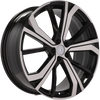 Alu kola pro Volvo SF503 7.5x19 5x108 ET50.5 63.4 Black Polished