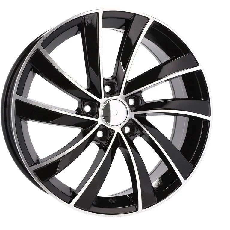 Alu kola pro Škoda SK523 7.5x18 5x112 ET51 57.1 Black Polished | Wheelsup.cz