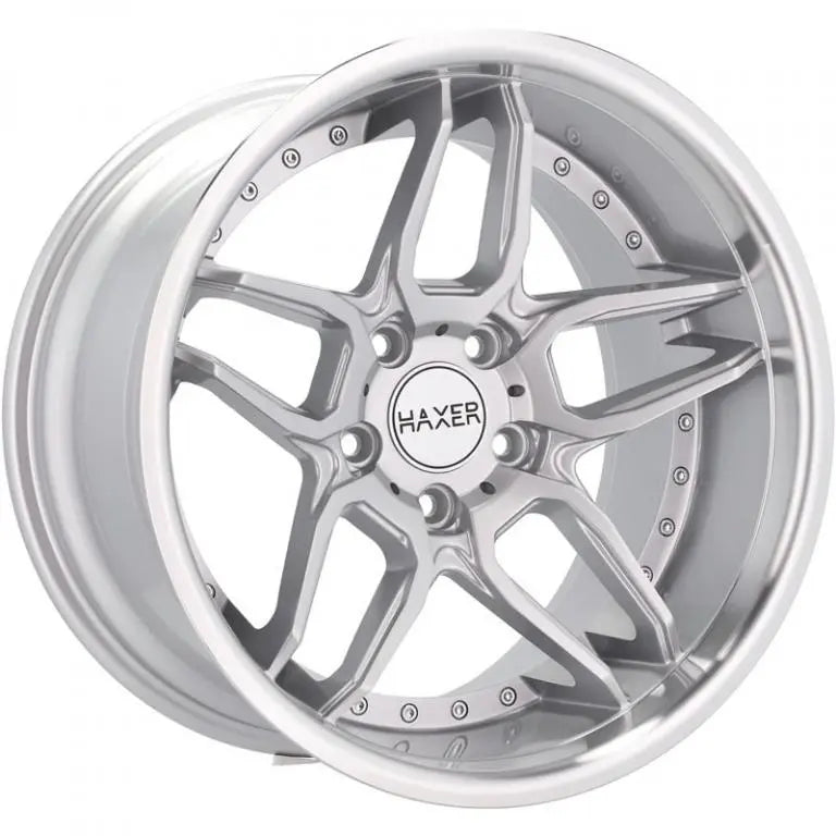 Alu kola HAXER SSA01 8.5x18 5x120 ET20 74.1 Silver & Polished Lip | Wheelsup.cz
