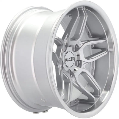 Alu kola HAXER SSA01 10x18 5x120 ET15 74.1 Silver & Polished Lip | Wheelsup.cz