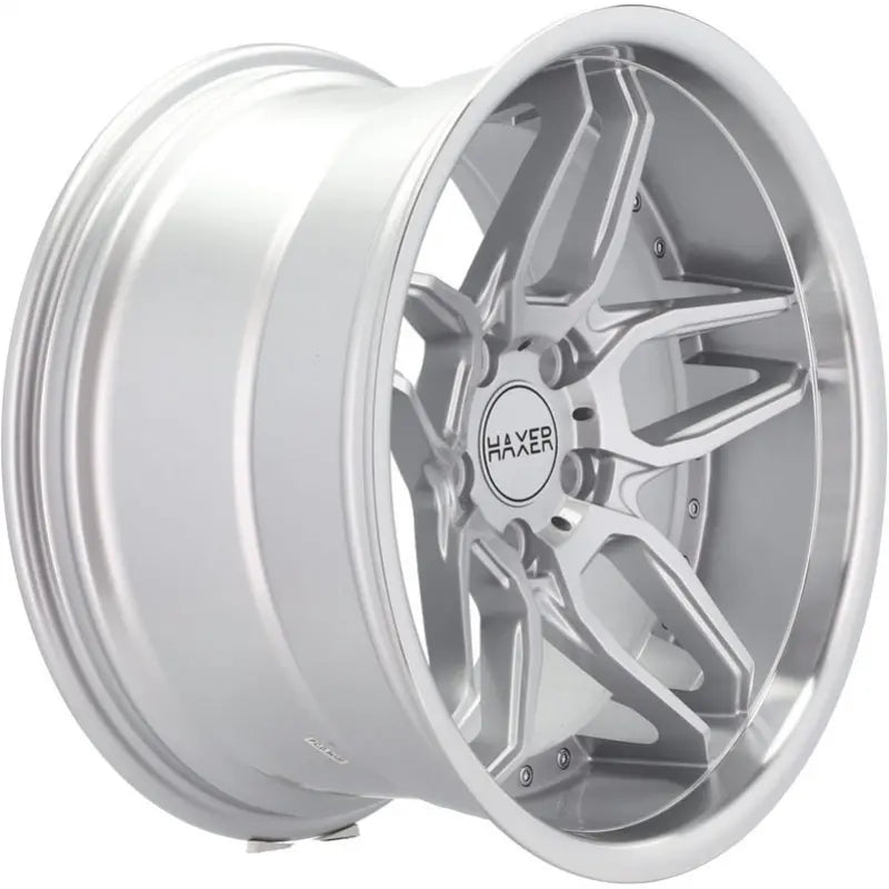 Alu kola HAXER SSA01 10x18 5x120 ET15 74.1 Silver & Polished Lip | Wheelsup.cz
